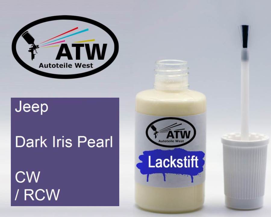 Jeep, Dark Iris Pearl, CW / RCW: 20ml Lackstift, von ATW Autoteile West.